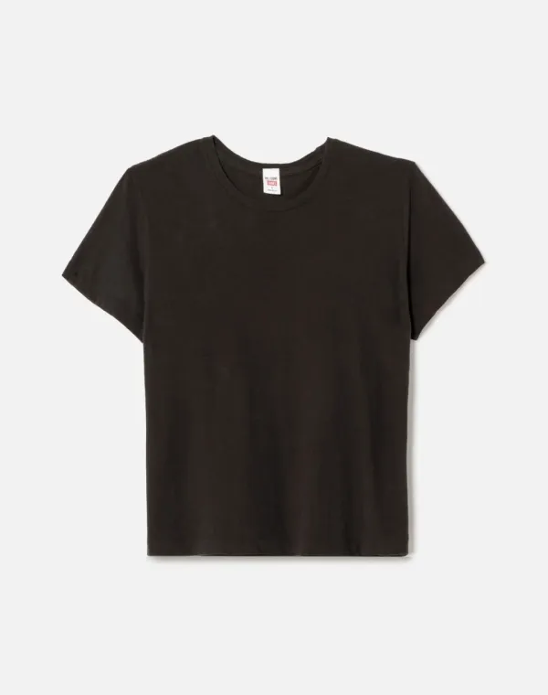 Hanes 1950s Boxy Tee - Washed Black