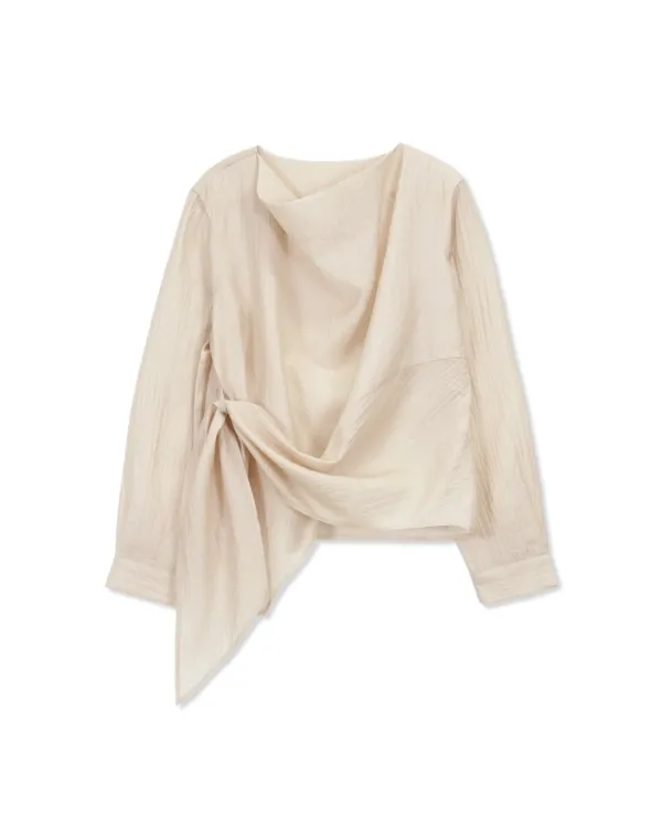 COWL NECK BLOUSE 001 (3color)