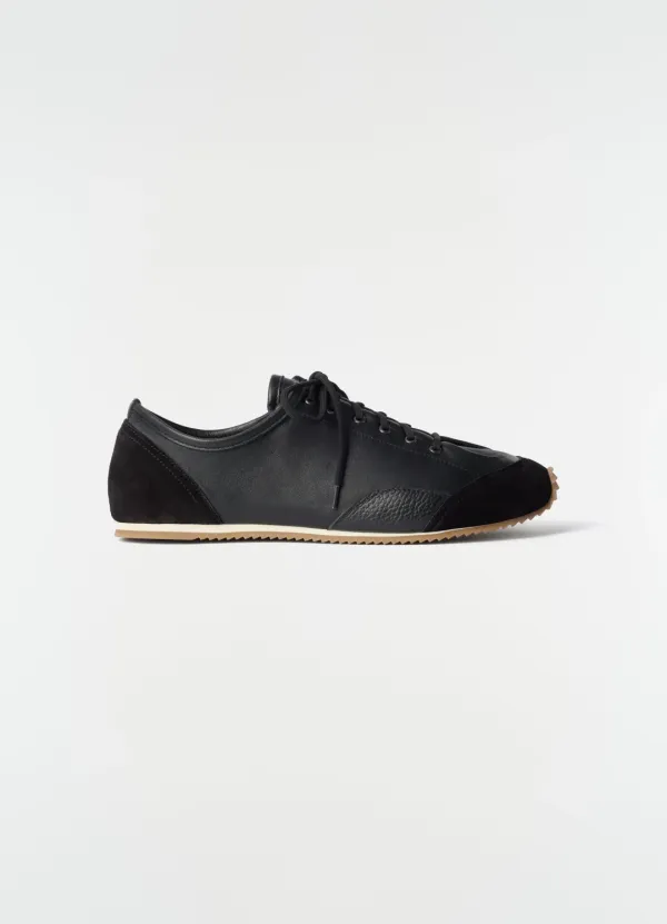 GUMMY GRIPS SNEAKERS IN MIXED LEATHERS