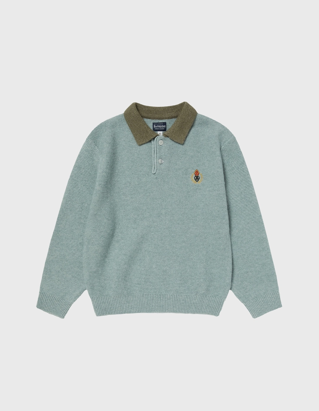 헤리티지플로스 CHILDREN TASMANIA WOOL POLO SHIRT / M.Mint 상품 이미지 1