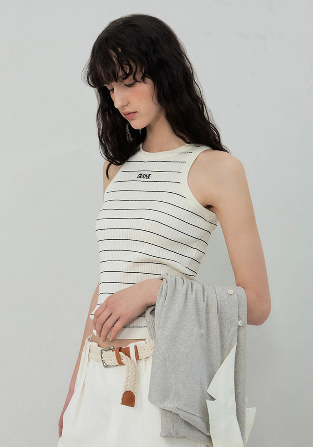 그로브 BAILEY SLEEVELESS KNIT [3COLORS] 상품 이미지 2