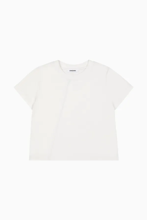 DOT LABEL T-SHIRT, IVORY