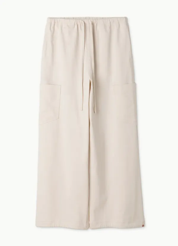 Out pocket wide pants_Whitecap Gray