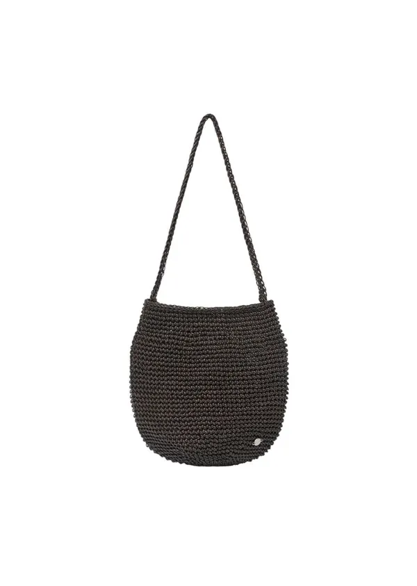 Handmade Leather Net Bag, Brown
