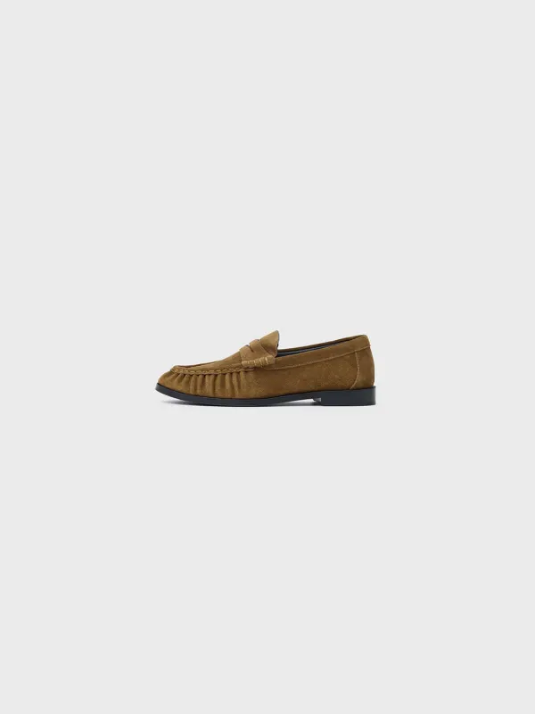 Rionael suede loafer - Tabacco