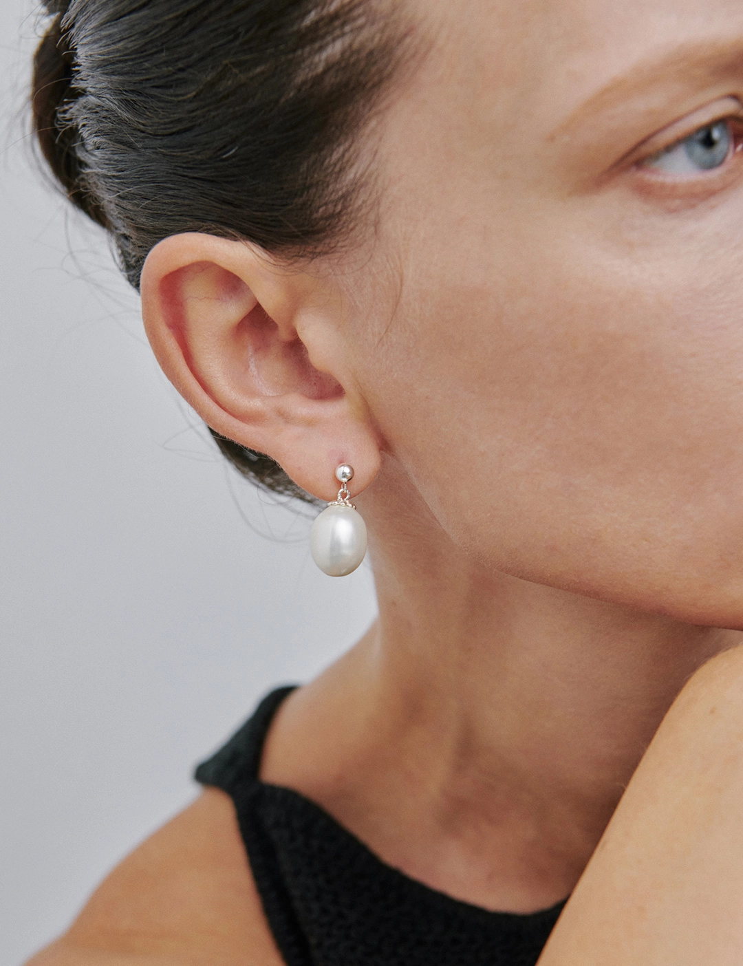 에뜨리브 Olive Pearl Earrings 상품 이미지 3