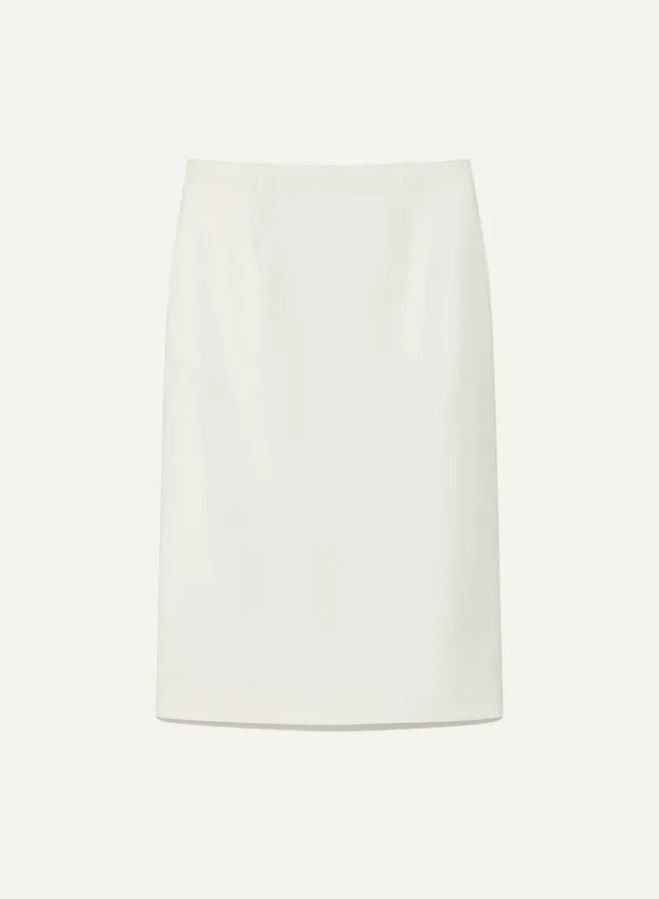 Brielle Linen Skirt White