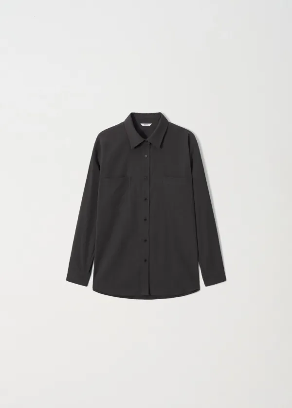 Post Pocket Cotton Shirt_2 Colors