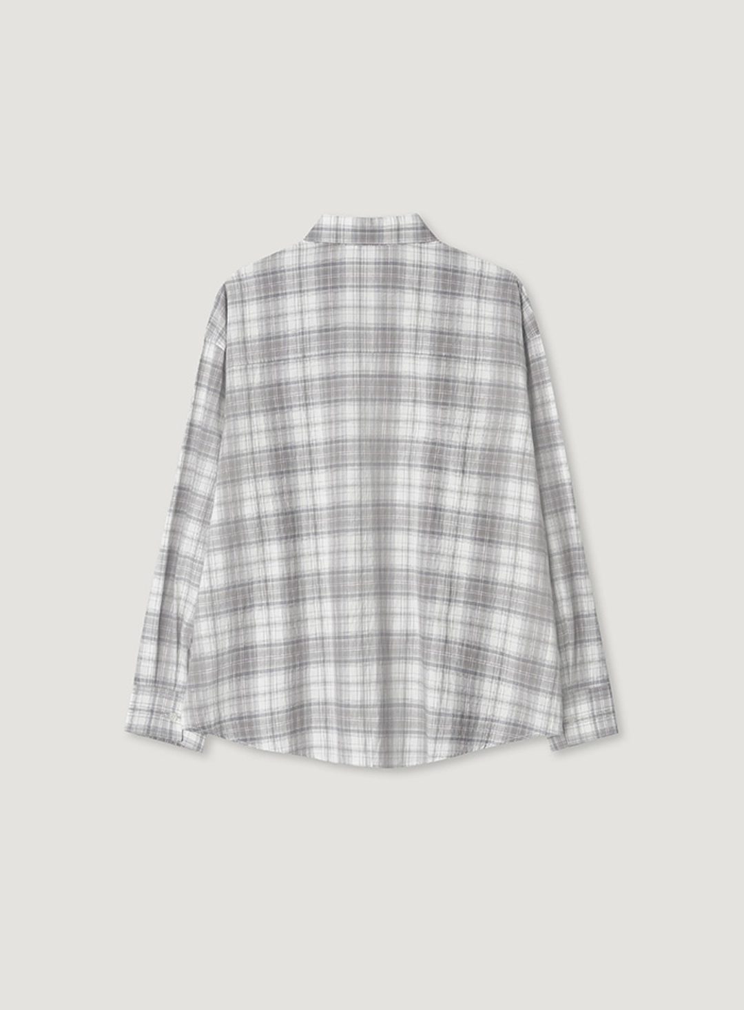 망고매니플리즈 NEER CHECK SHIRT_GREY 상품 이미지 1