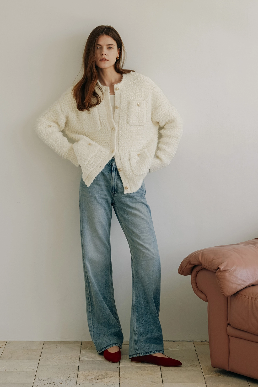 엘보른 Yvonne Wool Knit Cardigan 상품 이미지 2