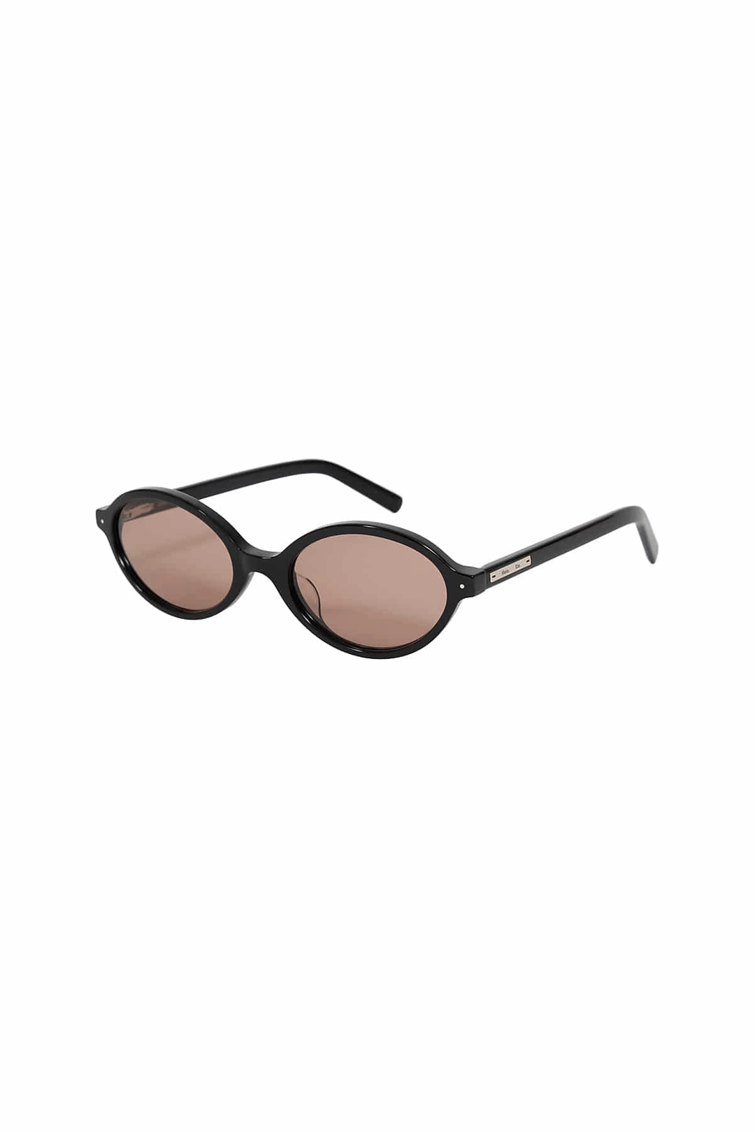 마뗑킴 MATIN NARROW ROUND SUNGLASSES IN BROWN 상품 이미지 1