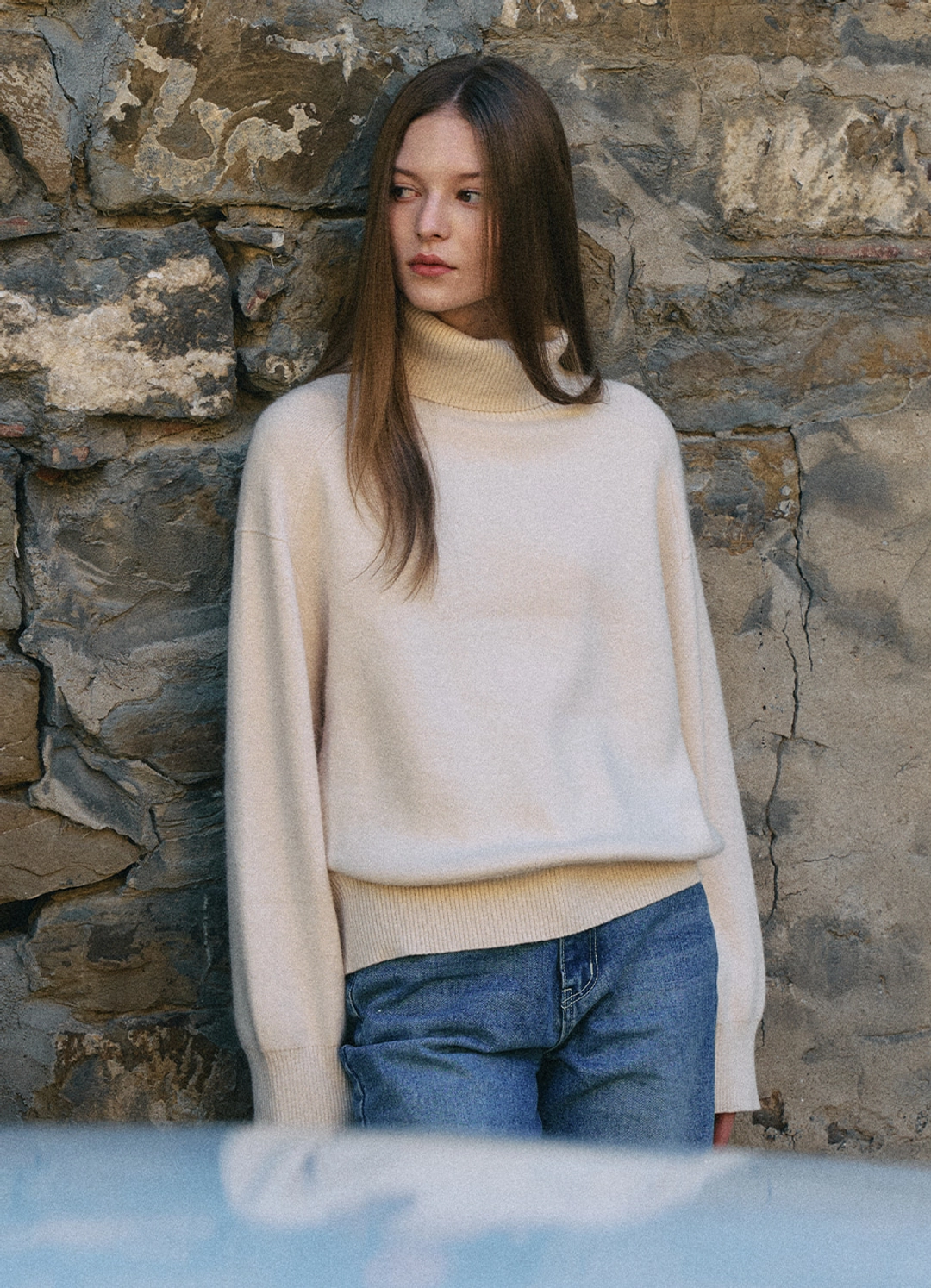안젤로비안코 Hazel Alpaca Turtle Neck Knit 상품 이미지 2
