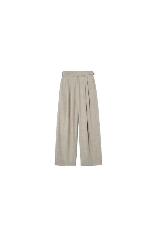 MILA WOOL GURKHA TROUSERS [IVORY]
