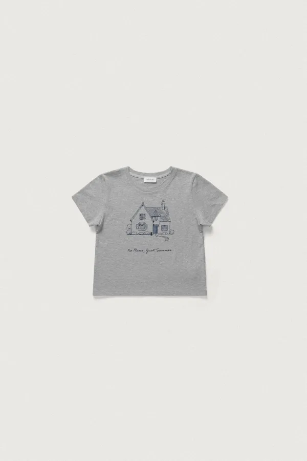 MAISON DE SUMMER T-SHIRT [GRAY]