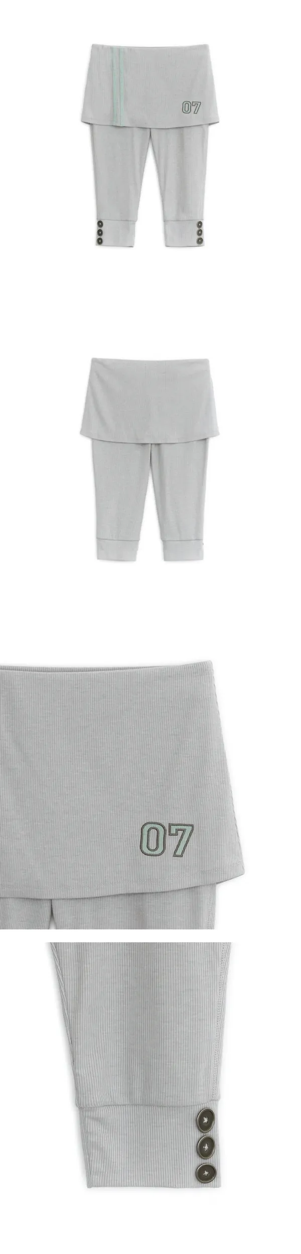 07 skirt leggings (Gray)