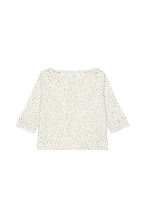 BALLOON PATTERNED RAGLAN T-SHIRT, IVORY