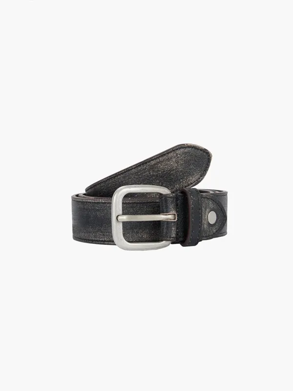 RING TWO TONE LEATHER BELT_coffee