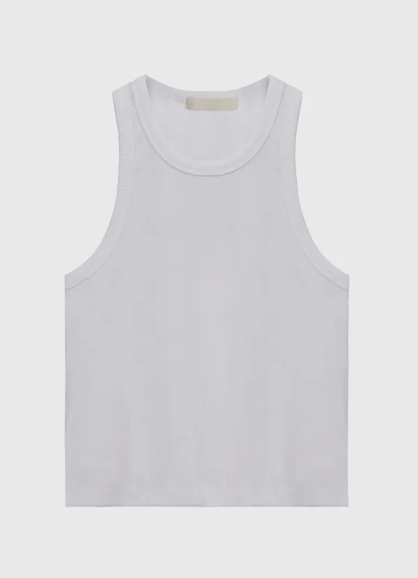 Ribbed Sleeveless Top