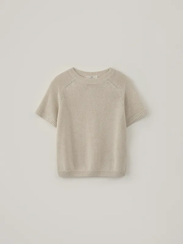 [6.5 예약 배송] Paper Half Knit - Cream