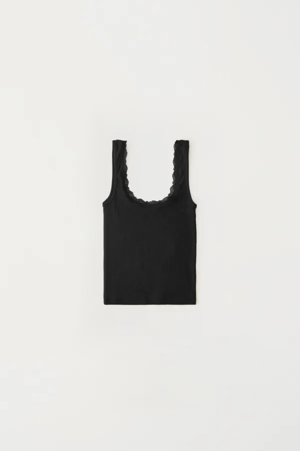 2ND / Belle tank top (Black)