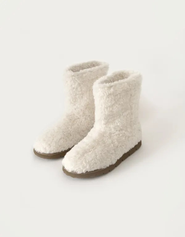 Fur Boots - Ivory
