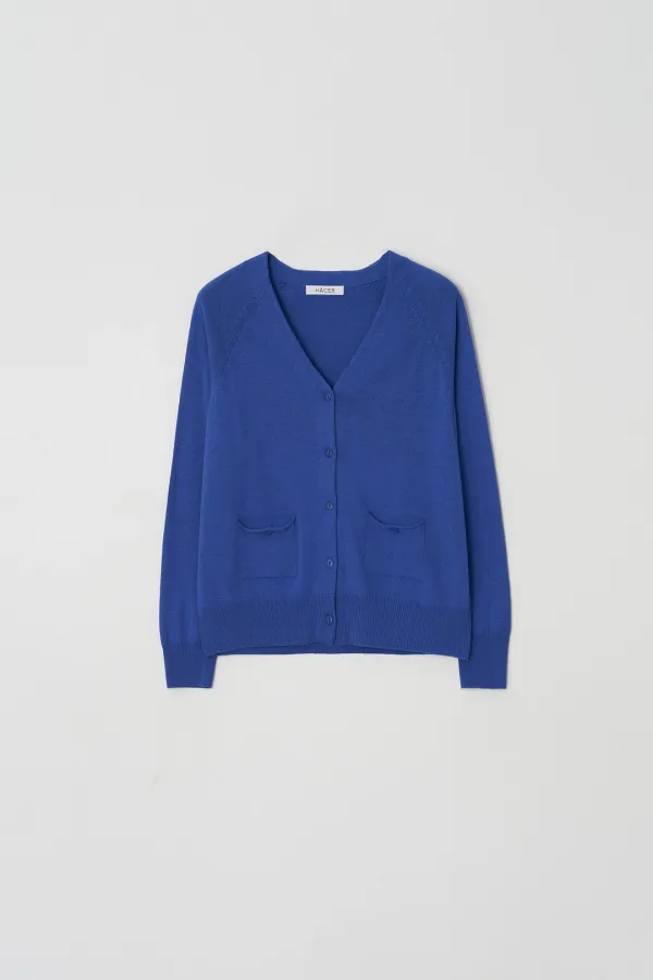 Pocket V-Neck Cardigan