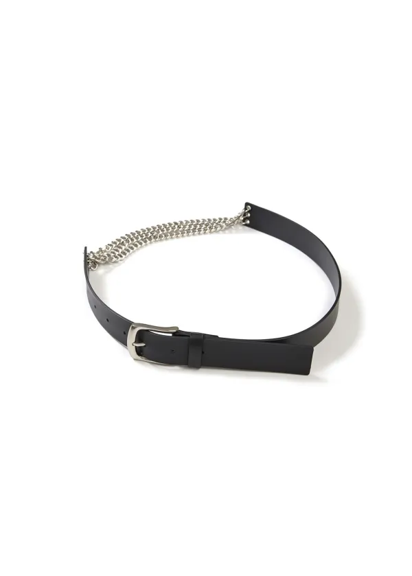 TRIPLE CHAIN BELT (BLACK)
