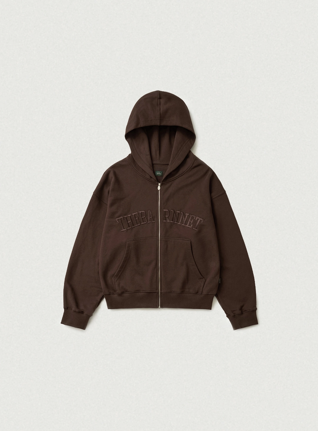더바넷 Campie Sweat Zip-Up Hoodie Jacket_Brown 상품 이미지 1