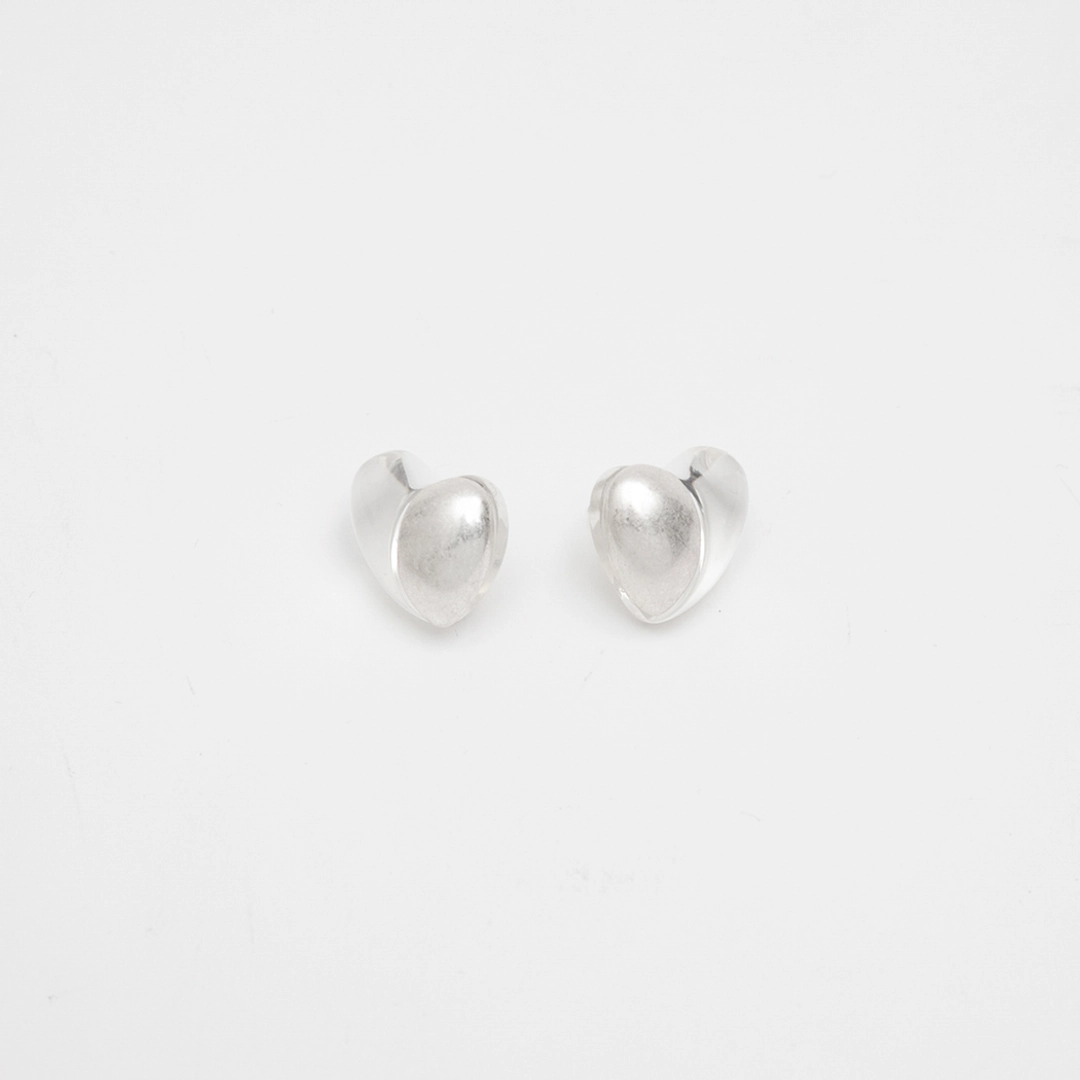 아뜰리에 나인 (E-1597)HEART PEBBLE EARRING 상품 이미지 2