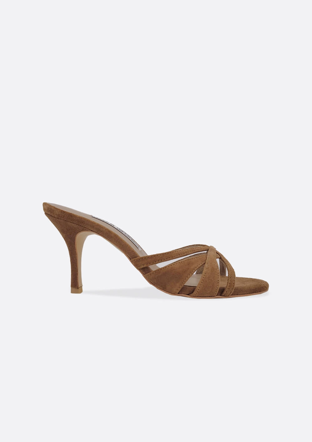 더로랑 Vintage miranda mules - 카멜스웨이드 상품 이미지 1