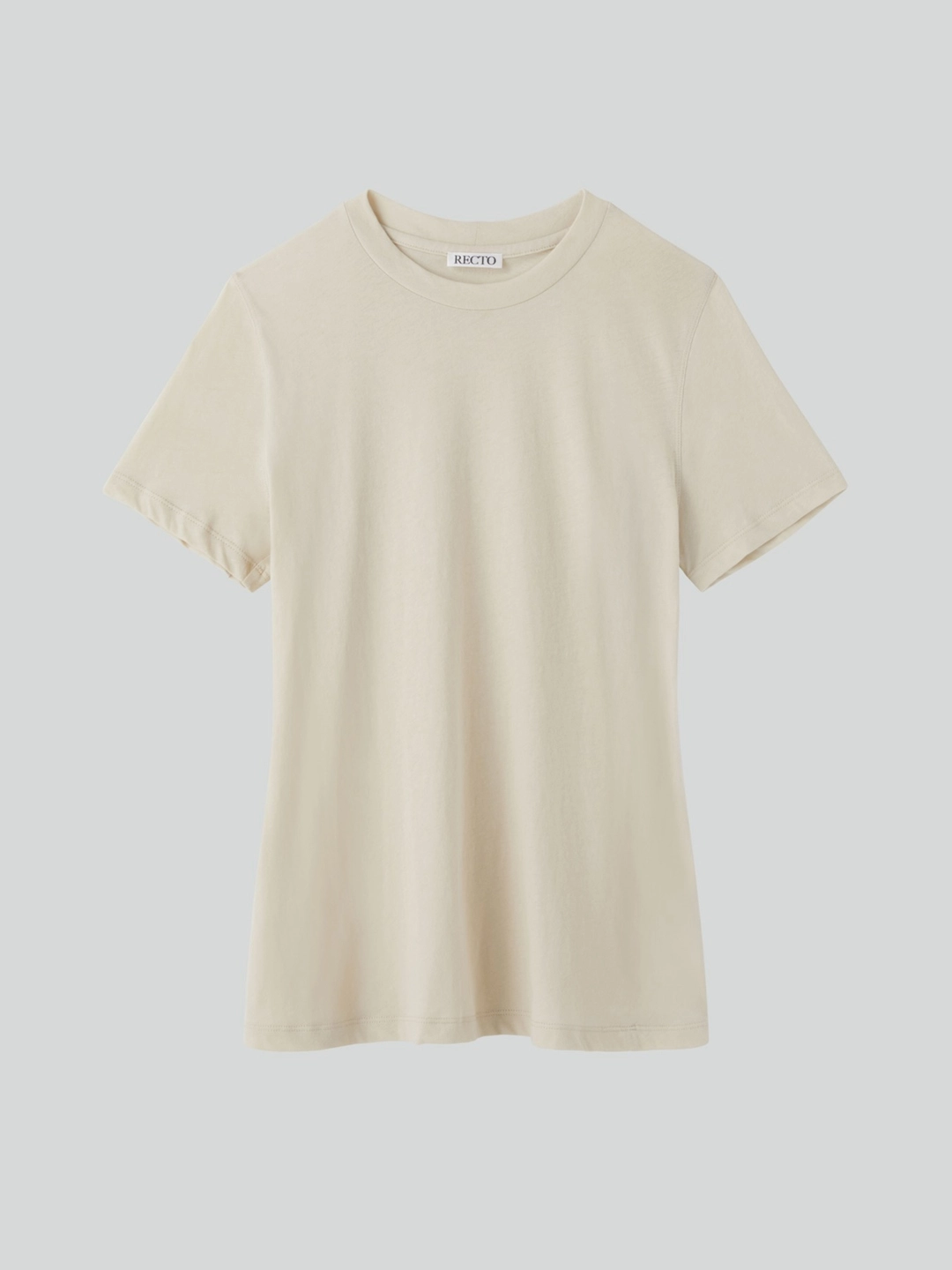 렉토 LONG LENGTH SLIM FIT TOP (ECRU) 상품 이미지 1