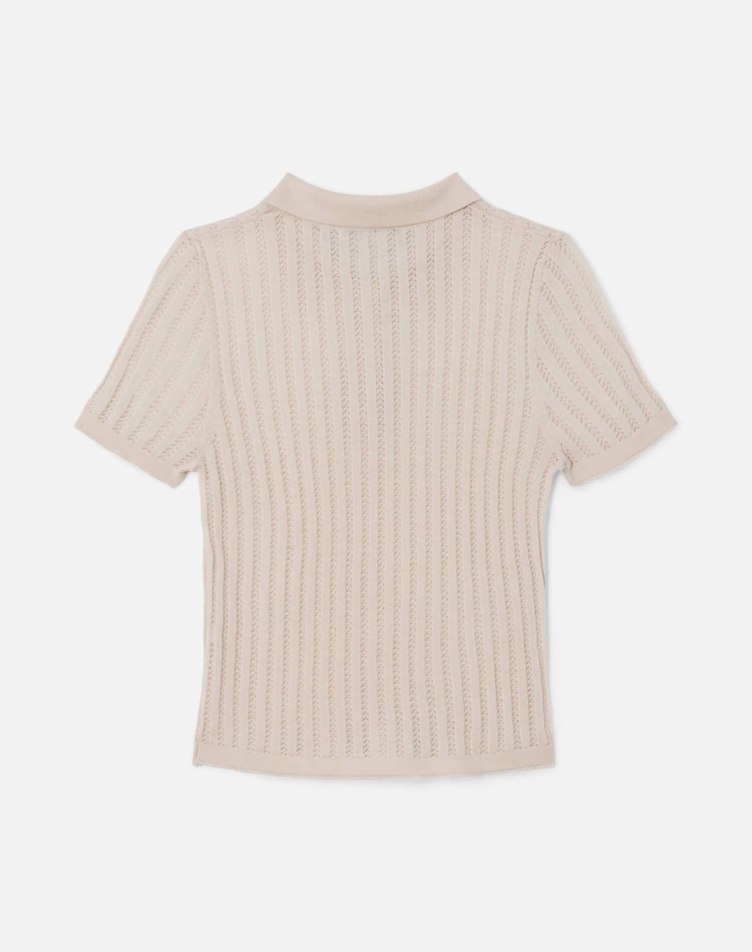 리던 The Veil Pointelle Polo - Ivory 상품 이미지 2