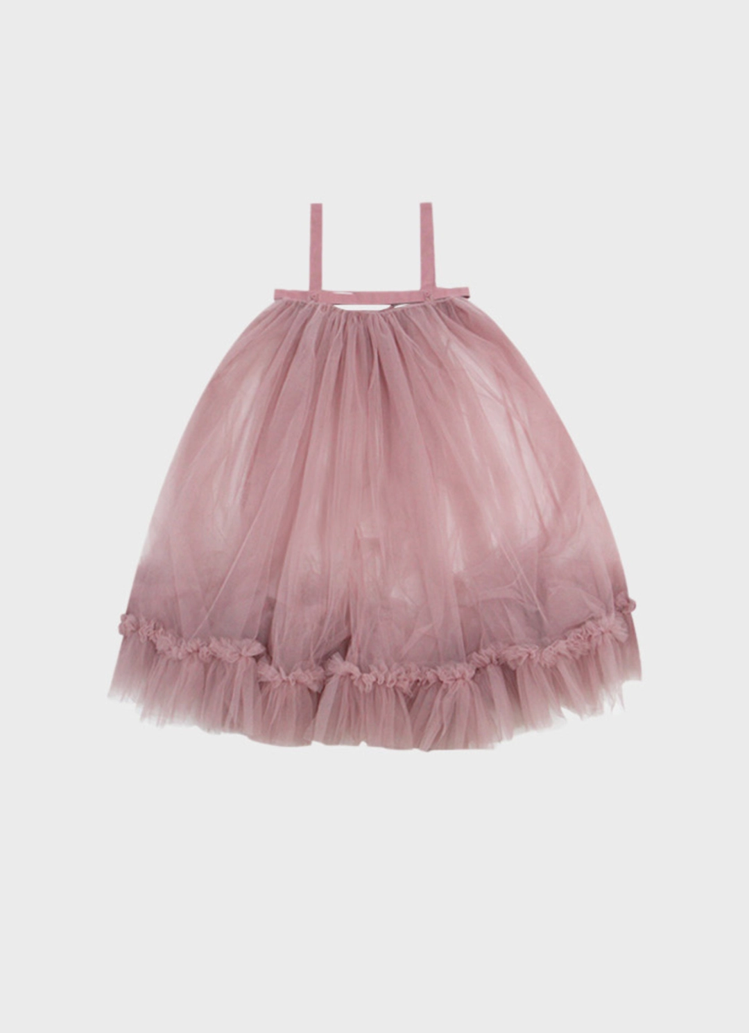 프레클 harness tulle long dress in pink 상품 이미지 3