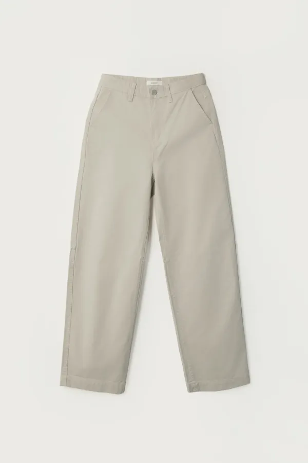 CLIYA WASHED COTTON PANTS_SILVER LINING