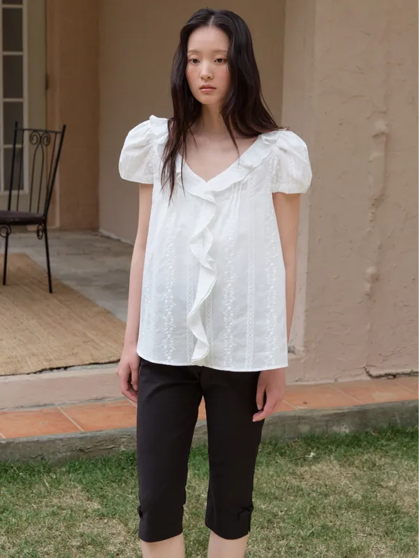 Summer Punching Waving Blouse [6/19 예약배송]