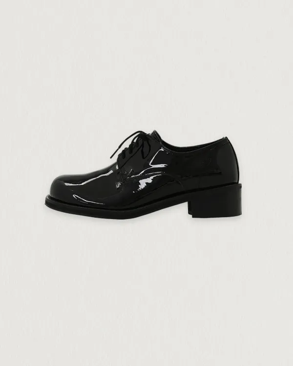 [Exclusive] flétta Handmade Derby Shoes_Enamel Black