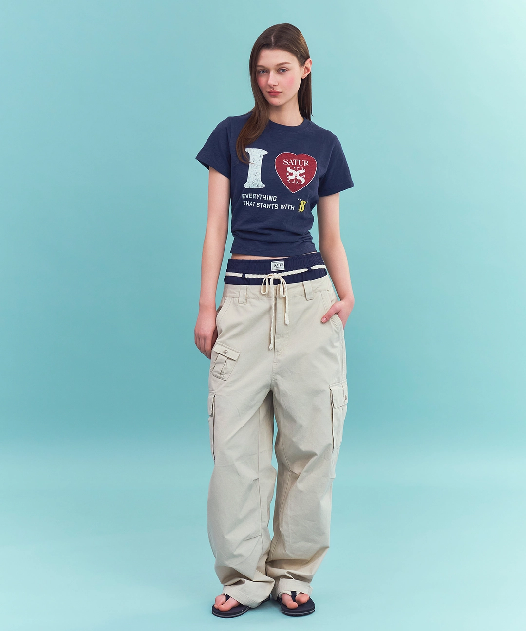 세터 Cotton Ripstop Cargo Pants - Beige 상품 이미지 1