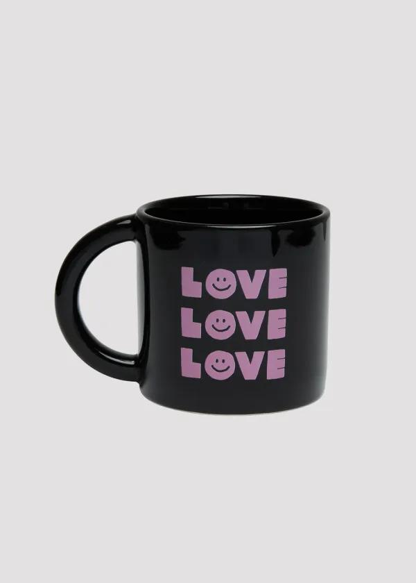 MUG CUP LOVE BOLD BLACK