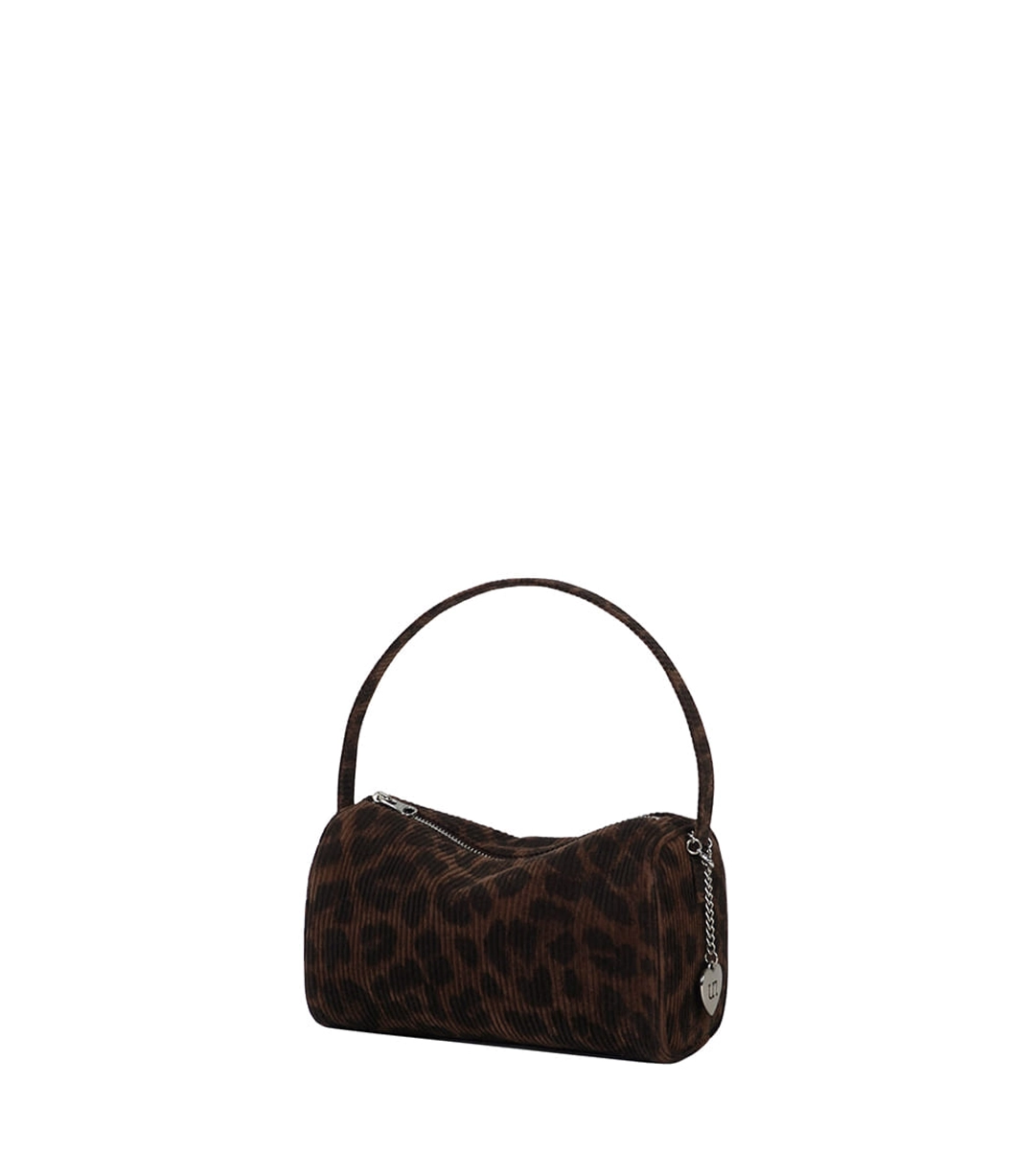 언타이디 Leopard Corduroy Tote Brown 상품 이미지 1