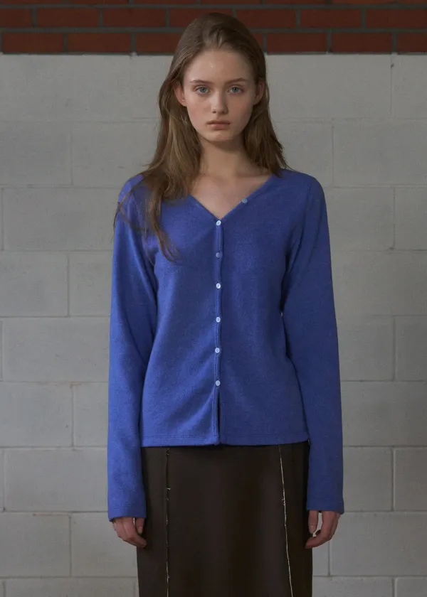 Basel v-neck cardigan (deep blue)