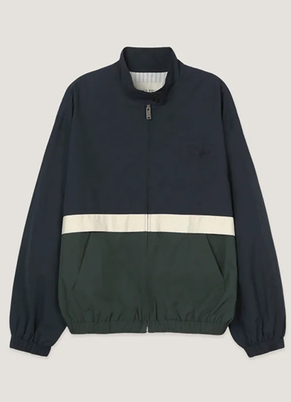 베로 하이넥 윈드 브레이커 (Navy&Green)