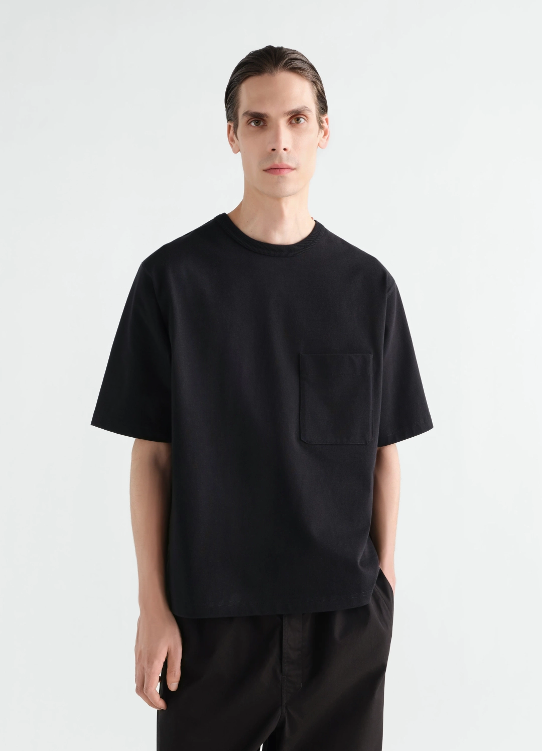 르메르 BOXY T-SHIRT IN COMPACT COTTON JERSEY 상품 이미지 1