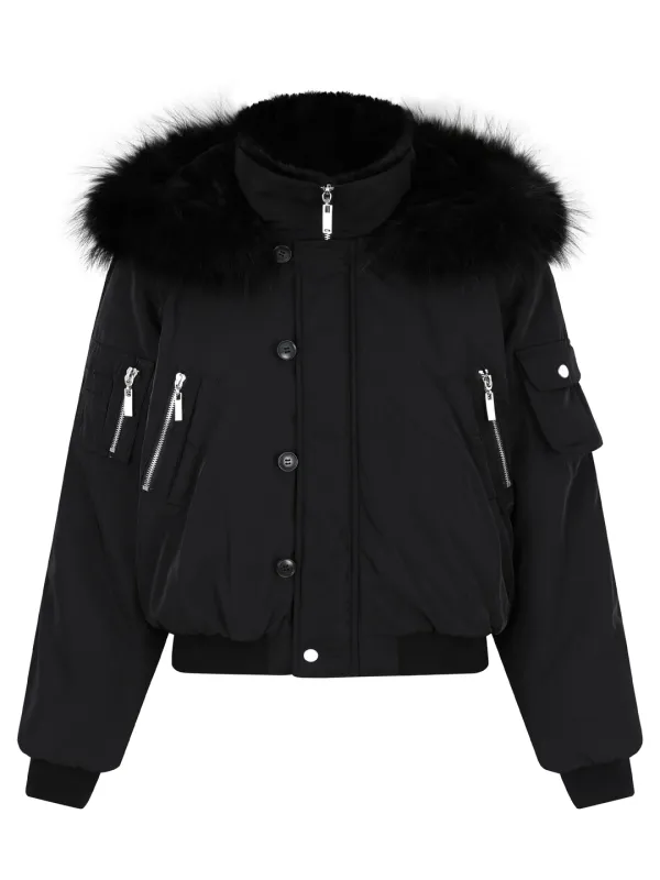 American Vintage Fluffy Bomber Jumper