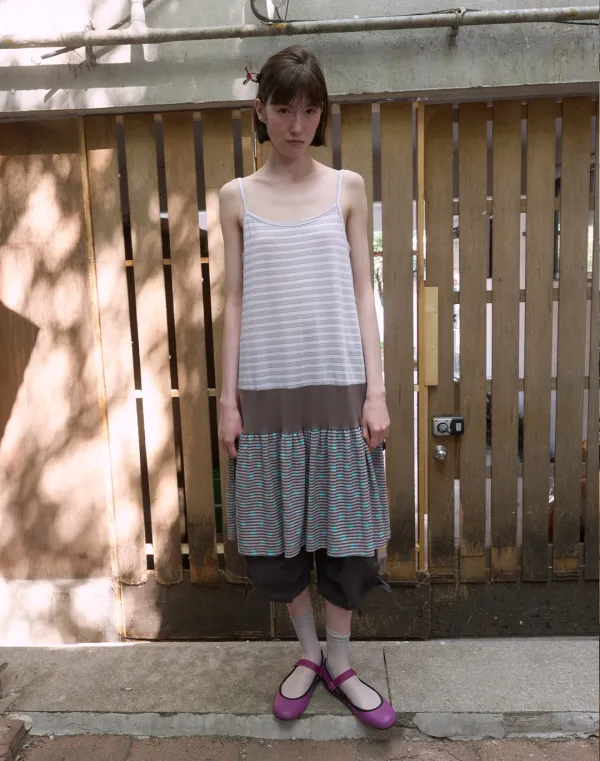 383. Pair Dress _ Lavender Brown