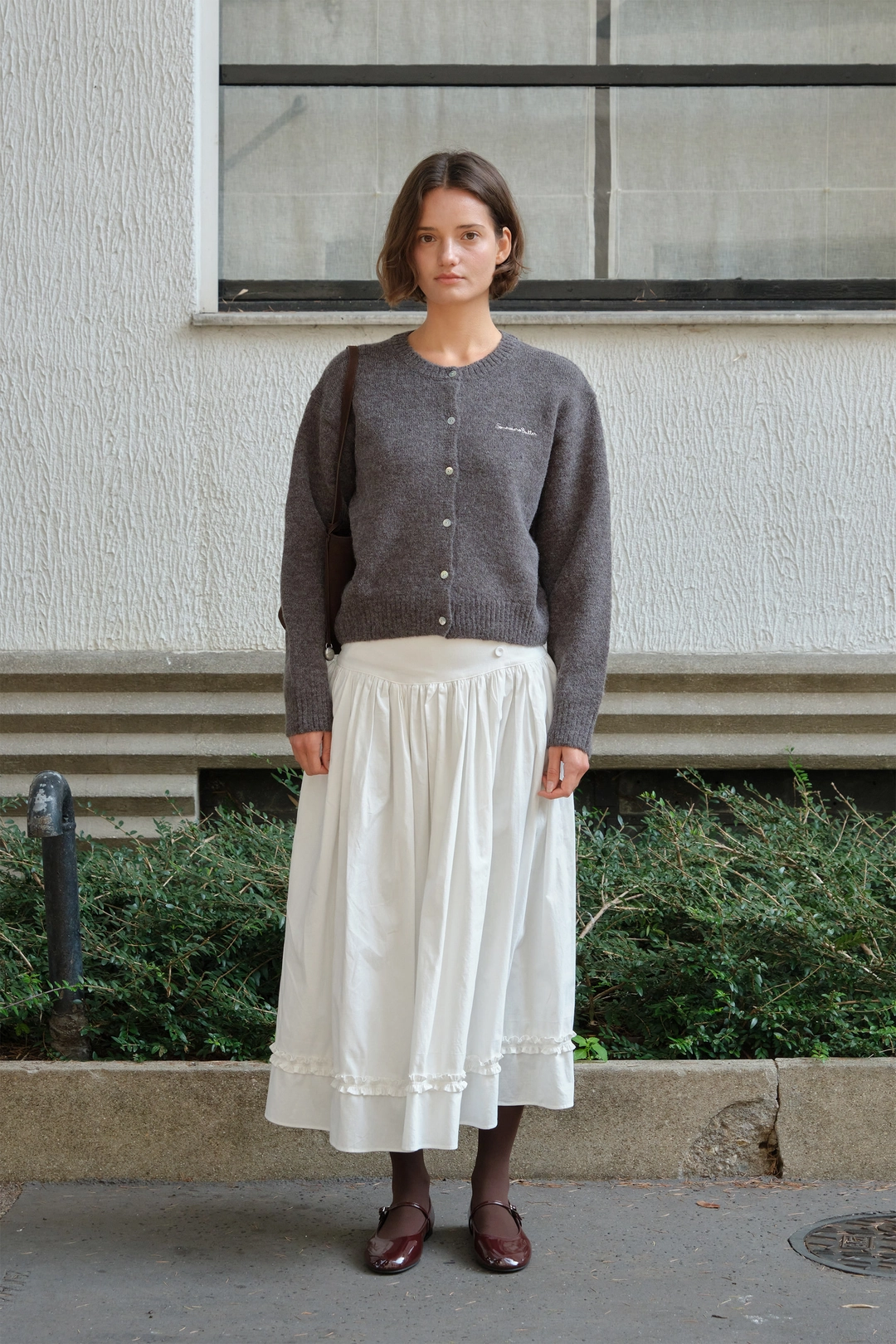 썸웨어버터 Manon Alpaca Cardigan - Charcoal 상품 이미지 2