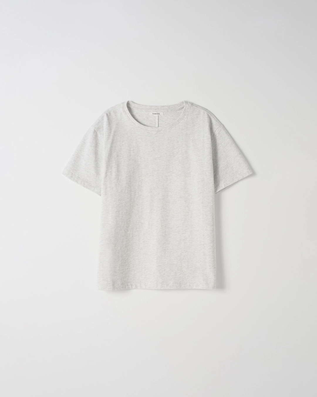 누아르나인 Soft Round T-shirts [MELANGE GREY] 상품 이미지 1