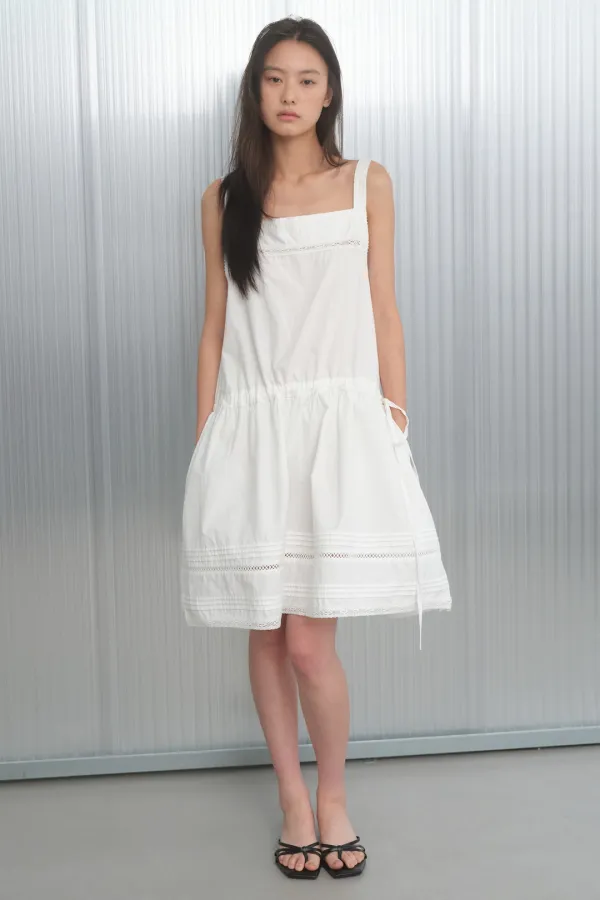 LOUISE COTTON DRESS_ivory