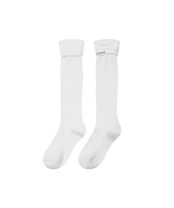 Shirring knee socks IVORY
