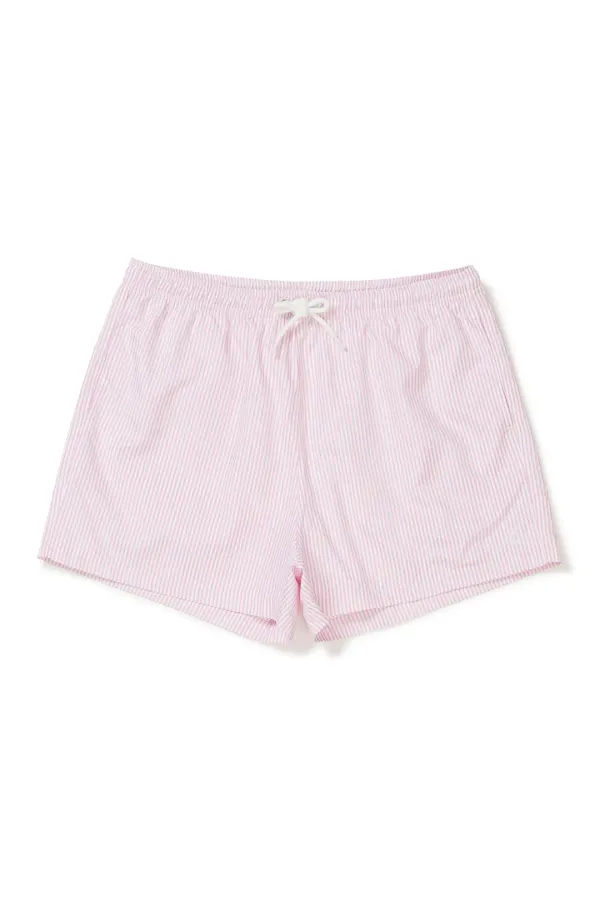 [24SS clove] Stripe Beach Shorts_Women (Pink)