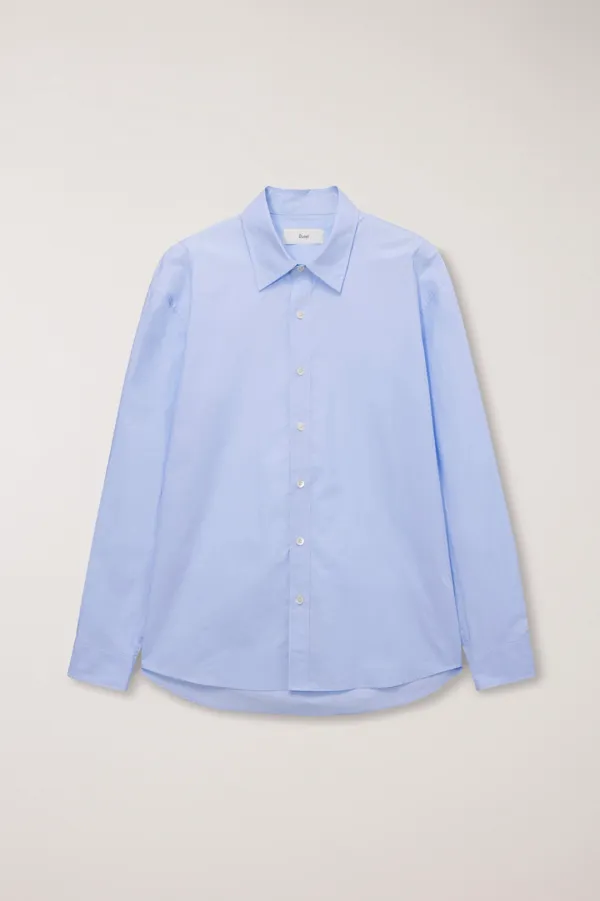 UNISEX SOFT POPLIN SHIRT SOFT BLUE_UDSH6A103B1